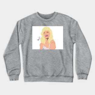 Laura Dern Crying. Crewneck Sweatshirt